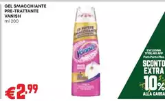 Vanish - Gel Smacchiante Pre-trattante