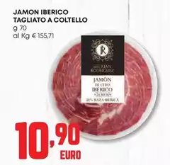 Jamón Ibérico Tagliato A Coltello