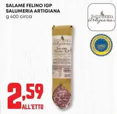 Salumeria italiana - Salame Felino IGP