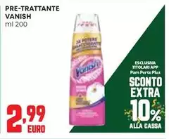 Vanish - Pre-Trattante