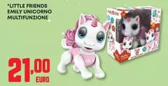 Little Friends Emily Unicorno Multifunzione Little Friends Emily Unicorno Multifunzione