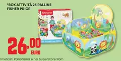 Fisher Price - Box Attività 25 Palline Fisher Price - Box Attività 25 Palline