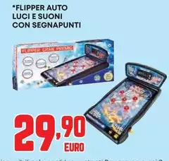 Flipper - Auto Luci E Suoni Con Segnapunti Flipper - Auto Luci E Suoni Con Segnapunti