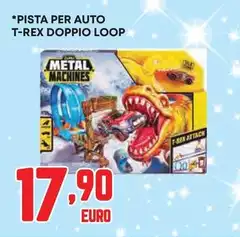 Pista Per Auto T-rex Doppio Loop Pista Per Auto T-rex Doppio Loop