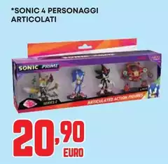 Prime - Sonic 4 Personaggi Articolati Prime - Sonic 4 Personaggi Articolati