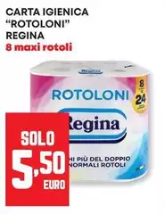 Regina - Carta Igienica "Rotoloni" Regina - Carta Igienica "Rotoloni"