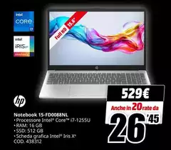 HP - Notebook 15-Fd0088NL