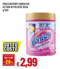 Vanish - Smacchiatore Oxi Action In Polvere Rosa