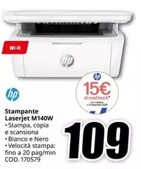HP - Stampante Laserjet M140W