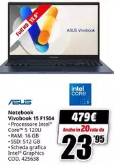 Asus - Notebook Vivobook 15 F1504 Asus - Notebook Vivobook 15 F1504