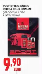 Intesa - Pochette Ginseng Pour Homme
