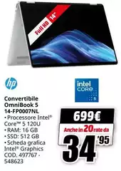 HP - Convertibile Omnibook 5 14-FP0007NL