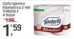 Tenderly - Carta Igienica Kilometrica 2 Veli Tenderly - Carta Igienica Kilometrica 2 Veli