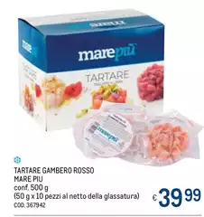Marè - Tartare Gambero Rosso Mare Piu Marè - Tartare Gambero Rosso Mare Piu