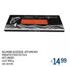 Salmone Scozzese Affumicato Preaffettato Fetta D Salmone Scozzese Affumicato Preaffettato Fetta D