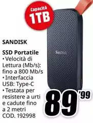 Sandisk - Ssd Portatile
