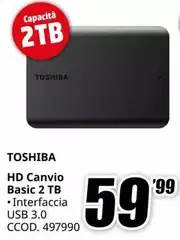 Toshiba - Canvio Basic 2 TB Toshiba - Canvio Basic 2 TB