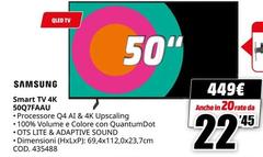 Samsung - Smart TV 4K 50Q7FAU