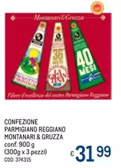 Montanari & gruzza - Confezione Parmigiano Reggiano Montanari & gruzza - Confezione Parmigiano Reggiano
