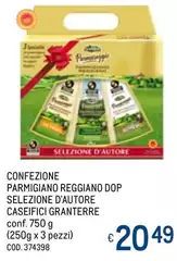 Reggiano - Confezione Parmigiano DOP Selezione D'Autore Reggiano - Confezione Parmigiano DOP Selezione D'Autore