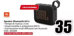 Jbl - Speaker Bluetooth GO 4 Jbl - Speaker Bluetooth GO 4