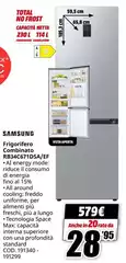 Samsung - Frigorifero Combinato RE32GC71DSAF/EF Samsung - Frigorifero Combinato RE32GC71DSAF/EF