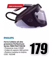 Philips - Ferro Caldaia Ad Alta Pressione Perfectcare Series 7000 PSG7150/30 Philips - Ferro Caldaia Ad Alta Pressione Perfectcare Series 7000 PSG7150/30