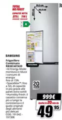 Samsung - Frigorifero Combinato RB38C607AS Samsung - Frigorifero Combinato RB38C607AS