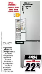 Candy - Frigorifero Combinato CnC027620EX Candy - Frigorifero Combinato CnC027620EX