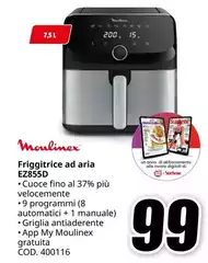 Moulinex - Friggitrice Ad Aria EZ855D Moulinex - Friggitrice Ad Aria EZ855D