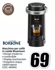 Caffe borbone - Macchina Per Caffè In Cialde Bluemoon Caffe borbone - Macchina Per Caffè In Cialde Bluemoon