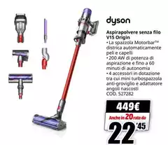 Dyson - Aspirapolvere Senza Filo V15 Origin Dyson - Aspirapolvere Senza Filo V15 Origin
