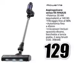 Rowenta - Aspirapolvere Senza Fili RH6A35 Rowenta - Aspirapolvere Senza Fili RH6A35