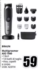 Braun - Multigroomer Aio 7560 Braun - Multigroomer Aio 7560