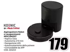 Koenic - Aspirapolvere Robot E Lavapavimenti KRC204251T Koenic - Aspirapolvere Robot E Lavapavimenti KRC204251T