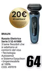 Braun - Rasoio Elettrico Serie 5 52-A1000 Braun - Rasoio Elettrico Serie 5 52-A1000