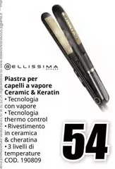 Control - Piastra Per Capelli A Vapore Ceramic & Keratin Control - Piastra Per Capelli A Vapore Ceramic & Keratin