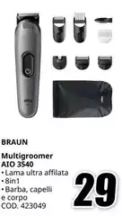 Braun - Multigroomer Aio 3540 Braun - Multigroomer Aio 3540