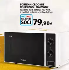 Whirlpool - Forno Microonde MWP101W