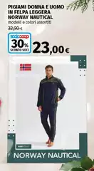 Leggera - Pigiami Donna E Uomo In Felpa Norway Leggera - Pigiami Donna E Uomo In Felpa Norway
