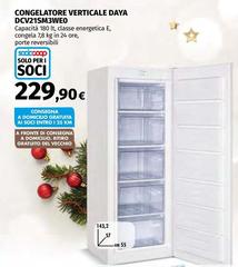 Daya - Congelatore Verticale  Dcv21sm3weo