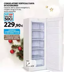 Daya - Congelatore Verticale Dcv21sm3weo Daya - Congelatore Verticale Dcv21sm3weo