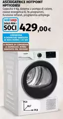 Hotpoint - Asciugatrice Hptp93dbsl Hotpoint - Asciugatrice Hptp93dbsl