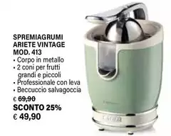 Ariete - Spremiagrumi Vintage Mod. 413 Ariete - Spremiagrumi Vintage Mod. 413