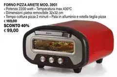Ariete - Forno Pizza Mod. 3901 Ariete - Forno Pizza Mod. 3901