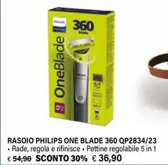 Philips - Rasoio One Blade 360 QP2834/23