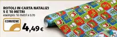 Rotoli In Carta Natalizi 5 E 10 Metri Rotoli In Carta Natalizi 5 E 10 Metri