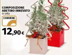 Composizione Abetino Innevato Composizione Abetino Innevato