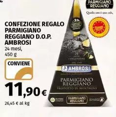 Ambrosi - Confezione Regalo Parmigiano Reggiano D.O.P. Ambrosi - Confezione Regalo Parmigiano Reggiano D.O.P.