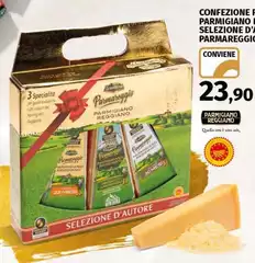 Parmareggio - Confezione Parmigiano Selezione D'Aute Parmareggio - Confezione Parmigiano Selezione D'Aute